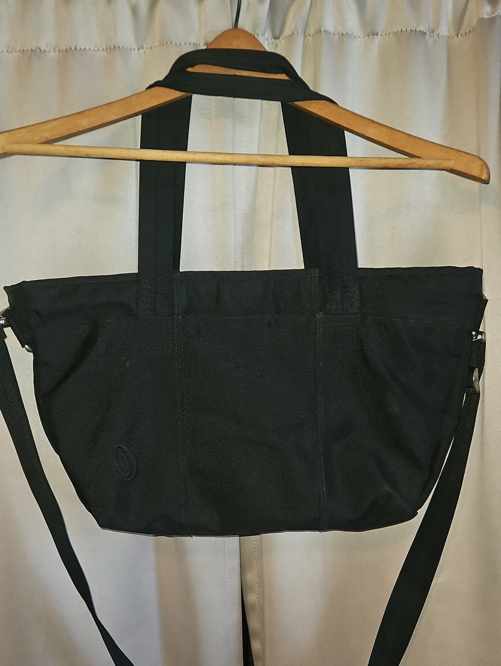 Timbuk2 Black Messenger Tote with Removable Strap Medium Size